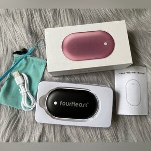 New in box FourHeart USB Rechargeable Electric Hand Warmer